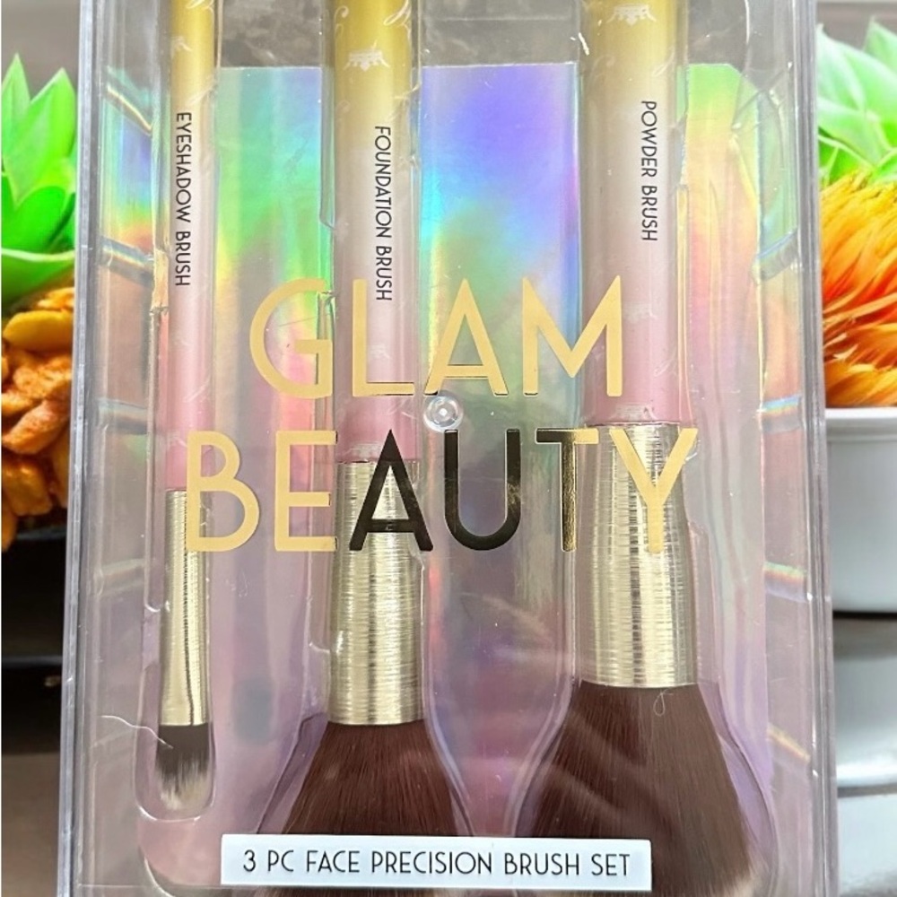 Glam Beauty 3-Piece Brush Set